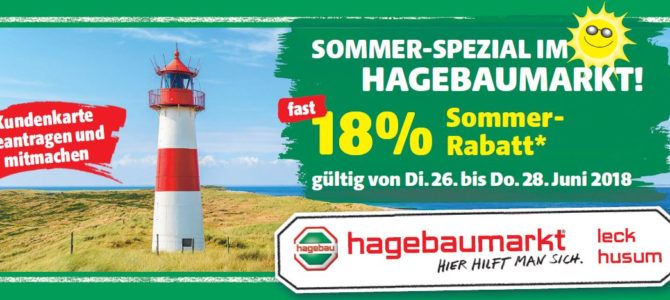 Sommer-Spezial im Hagebaumarkt Sommer-Spezial im Hagebaumarkt